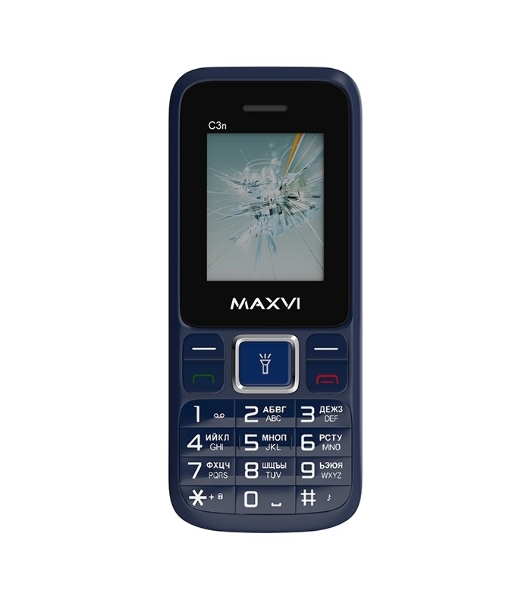 Мобильный телефон Maxvi C3n маренго