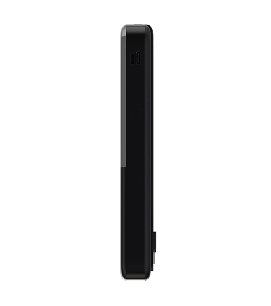 Портативный аккумулятор Maxvi PB10-09 10000 мАч, 2A USB + кабели: Type-C/Lightning/MicroUSB