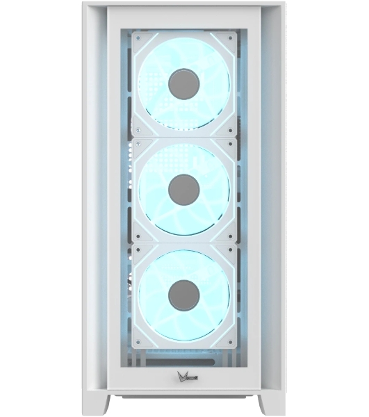 Компьютерный корпус AeroCool/Formula V Line Air Power G8 White, ATX, Dual Front Panels, TYPE-C*1, USB3.0*1