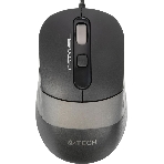 Мышь проводная A4Tech Fstyler FM10 черный/серый, 1600 dpi, USB, кнопки - 4, фото 1