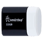 Флешка USB Smartbuy LARA Black (SB32GbLARA-K), 32Gb, USB 2.0, R/W 15/5, черный/белый, фото2