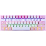 Клавиатура Redragon Fizz проводная, USB Type-A, розовый, фото 1