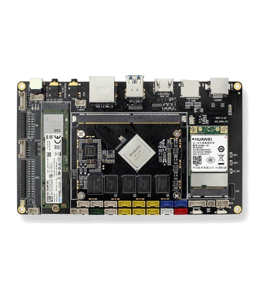 Одноплатный компьютер Firefly AIO-3399J-4Gb 4G+16G HDMI IN, Core-3399J soldered with his backplane