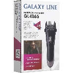 Набор для стрижки Galaxy Line GL 4165, черный, 3 Вт, время непрерывной работы до 1,5 ч, время зарядки около 2 часов, аккум. Li-Ion 3,7 В, емкость аккум. 600 мА*ч, лезвия из нержав. стали, ширина лезвия 40 мм, 2 насадки-расчески (3 и 6 мм, 9 и 12 мм), USB зарядка, фото3