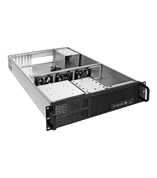 Серверная платформа ExeGate Pro EX293876RUS 2U650-06/2U2098L (RM 19', высота 2U, глубина 650, Redundant БП 2x1200W, USB)