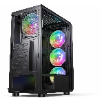 Компьютерный корпус Accord 3338 черный без БП ATX 1xUSB2.0 1xUSB3.0 1xUSB3.1 audio bott PSU, фото6