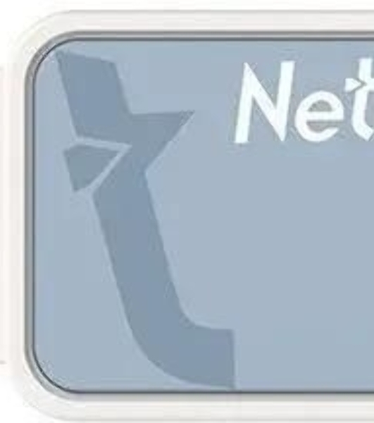 Флешка USB Netac UA31 (NT03UA31N-032G-20BL), 32Gb, USB 2.0, R/W 110/45, синий/белый