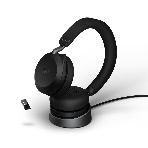 Гарнитура Jabra Evolve2 75 чёрный, беспроводная, Bluetooth, до 36 ч, фото 1