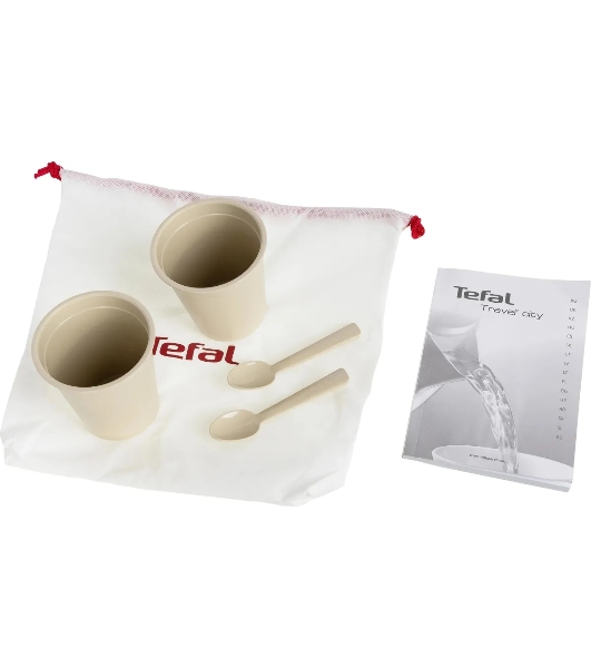 Электрочайник Tefal KO120130 белый/бежевый, 0.5 л, 650 Вт, скрытый нагревательный элемент