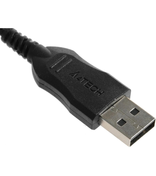Мышь проводная + коврик A4Tech X-7120 черный, 2000 dpi, USB, кнопки - 7