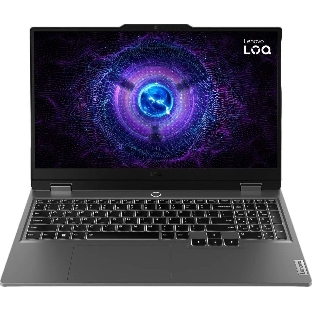 Ноутбук Lenovo LOQ 15IRX9 Core i5 13450HX 16Gb SSD512Gb NVIDIA GeForce RTX 3050 6Gb 15.6' IPS FHD (1920x1080) без ОС grey WiFi BT Cam (83DV0073PS)