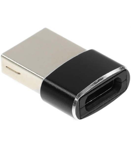 Адаптер Premier 6-071 USB 2.0 A(m) USB Type-C (f) черный (пакет)