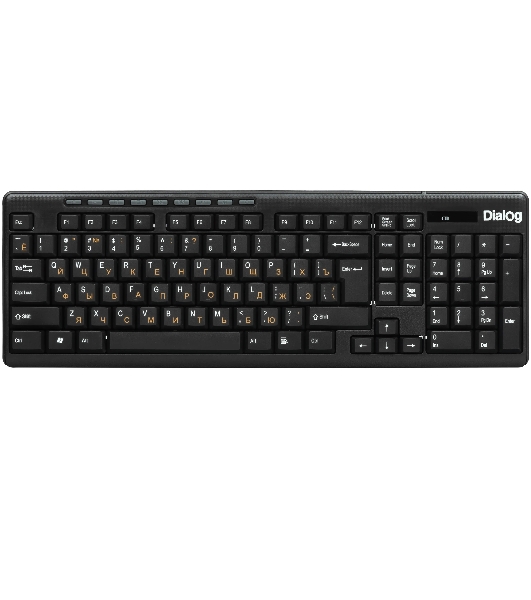 Комплект клавиатура+мышь Dialog Pointer KMROP-4020U беспроводной, USB, 1600 DPI, чёрный