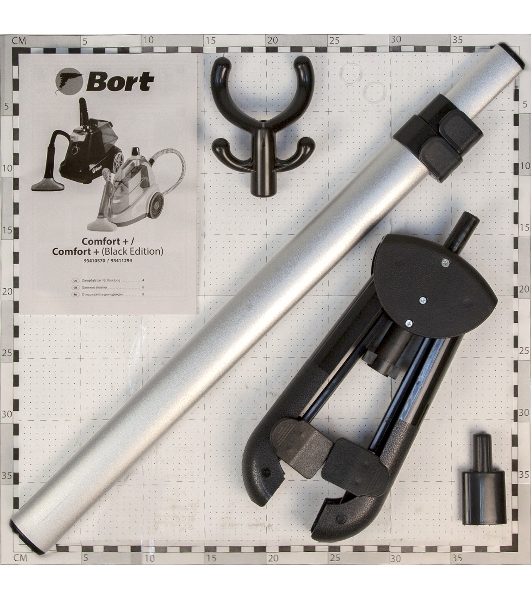 Отпариватель Bort Comfort + Black Edition черный, 2350 Вт, 70 г/мин, 3000 мл
