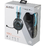 Гарнитура A4Tech Fstyler FH200U серый/синий, проводная, фото4