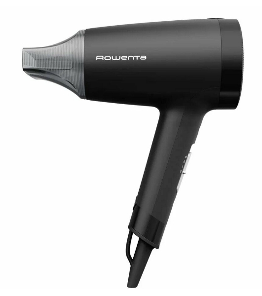 Фен Rowenta Express Style CV1803F0 черный/серый, 1600 Вт, компактный