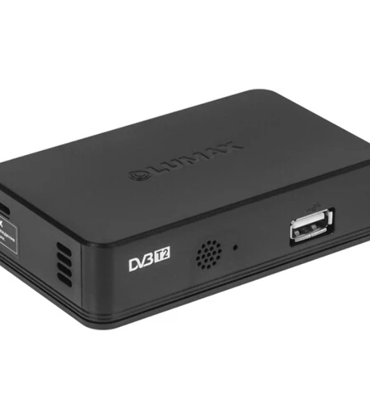 Приставка для цифрового ТВ LUMAX DV1120HD черный, DVB-T2, DVB-T, DVB-C, HDMI, USB 2.0
