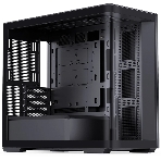 Корпус без блока питания Корпус JONSBO D300 Black MATX без БП, боковая панель из закаленного стекла, mini-ITX, micro-ATX, черный, фото 1