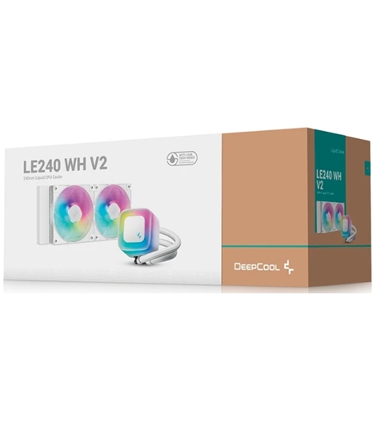 Система жидкостного охлаждения DeepСool LE240 V2 WH (R-LE240-WHAMMN-G-2)