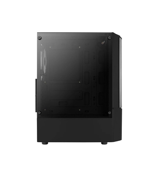 Компьютерный корпус MidTower Aerocool/Formula Quantum-G-BK-v2 черный без Б/п, ATX 3FRGb Fan on front panel