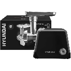 Мясорубка электрическая Hyundai HY-MG4422 черный/серебристый, 1200 Вт, 2.4 кг/мин, реверс, защита от перегрузки, металлический лоток, насадки - 9, фото5