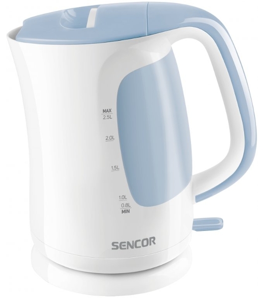 Электрочайник Sencor SWK 2510WH белый, 2.5 л, 2200 Вт, скрытый нагревательный элемент