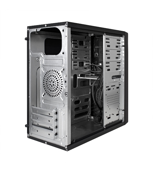 Компьютерный корпус ExeGate EX284032RUS Minitower BA-203U Black, mATX, (без БП), 2хUSB+1хUSB 3.0, Audio