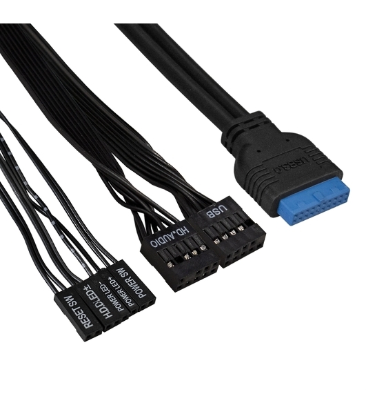 Компьютерный корпус Miditower ExeGate CP-603UB-UNS400 (ATX, БП UNS400 с вент. 12см, 2хUSB, аудио, черный)