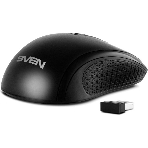 Мышь беспроводная SVEN RX-220W черный, 1600 dpi, радиоканал, USB, кнопки - 4, фото 1