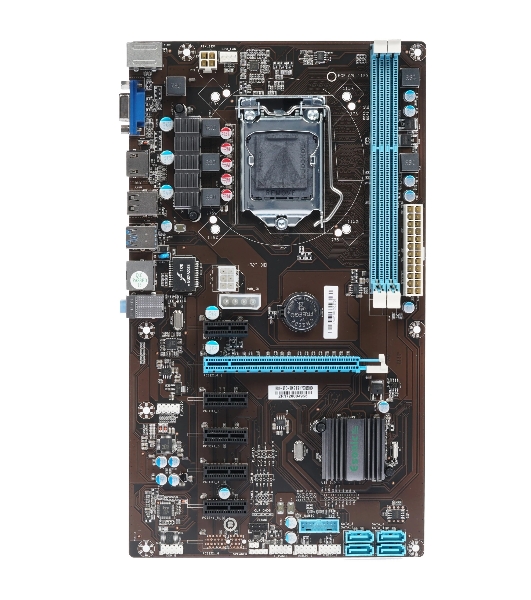 Материнская плата Esonic H81-BTC-KING, LGA 1150, Intel H81, 2xDDR3, 4xSATA, 1xPCIe 3.0 x16, 2xPCIe 2.0 x1, 1xVGA, 1xHDMI, 1x1Gb LAN, 2xUSB-A 5Gbps, 2xUSB-A 2.0, 7.1, ATX