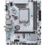 Материнская плата Maxsun B760M GAMING WIFI ICE, LGA 1700, Intel B760, 2xDDR4, 3xSATA, 1xM.2, 1xPCIe 4.0 x16, 1xPCIe x1, 1xVGA, 1xHDMI, 1x1Gb LAN, Wi-Fi 5, Bluetooth 4.2, 2xUSB-A 5Gbps, 4xUSB-A 2.0, 3x3.5 мм, 7.1, белый, mATX, фото4