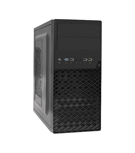 Компьютерный корпус ExeGate EX284032RUS Minitower BA-203U Black, mATX, (без БП), 2хUSB+1хUSB 3.0, Audio