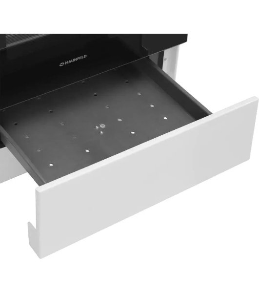 Плита электрическая Maunfeld MEC55CW08D белый, конфорок 4 шт, духовка 60 л, 50 см x 85 см x 60 см