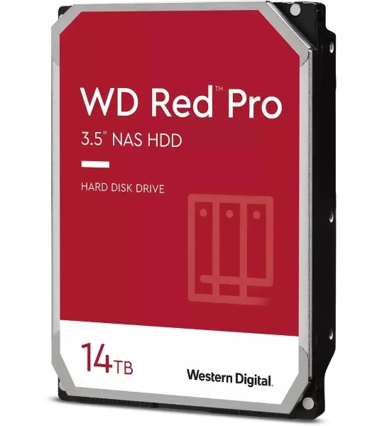 Жесткий диск WD SATA-III 14Tb WD142KFGX NAS Red Pro (7200rpm) 512Mb 3.5'