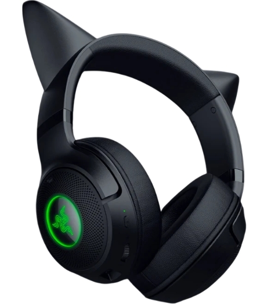 Гарнитура Razer Kraken Kitty V2 BT чёрный, беспроводная, Bluetooth, подсветка Razer Chroma RGB
