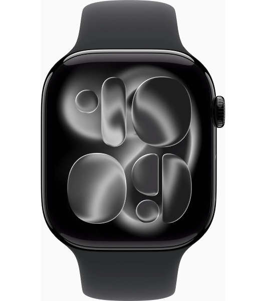 Умные часы Apple Apple Watch Series 11 GPS A3333 1.96' OLED, 4G (LTE), Wi-Fi, Bluetooth 5.3, NFC, IPX8, черный