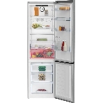 Холодильник Beko B3RCNK402HX нержавеющая сталь двухкамерный 257/100л морозилка снизу, фото2