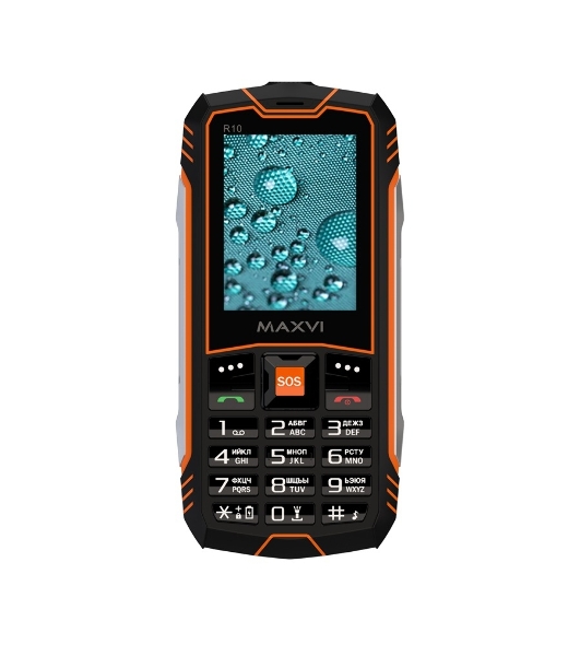 Мобильный телефон Maxvi R10 оранжевый