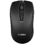 Мышь беспроводная SVEN RX-220W черный, 1600 dpi, радиоканал, USB, кнопки - 4, фото4