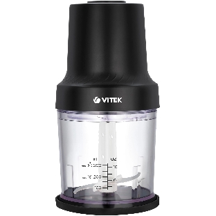 Измельчитель электрический Vitek VT-7131 0.3л. 800Вт черный