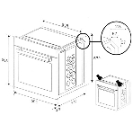Электрический духовой шкаф Beko BBIM13301B, черный, фото4