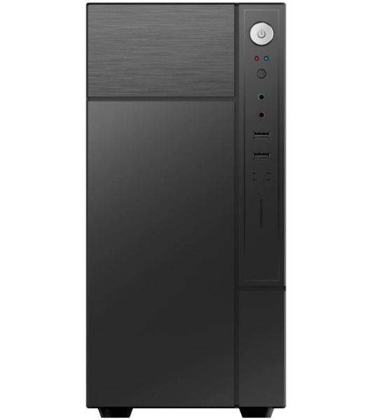 Компьютерный корпус с блоком питания 450Вт./Case Forza mATX case, black, w/PSU 450W 12cm, w/2xUSB 2.0, w/pwr cord, w/o FAN