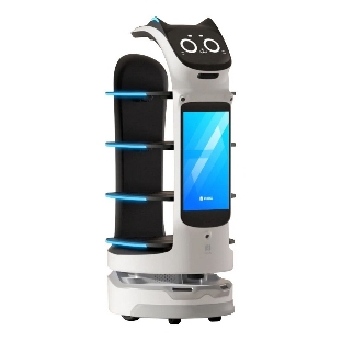 Сервисный робот-доставщик PuduRobotics модели BellaBot Pro белый