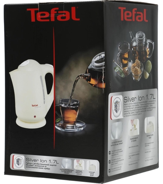 Чайник электрический Tefal BF925232 1.7л. 2400Вт песочный (корпус: пластик)