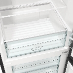 Холодильник Gorenje NRK6202EBXL4 черный матовый двухкамерный 235/96л морозилка снизу, No Frost, фото7