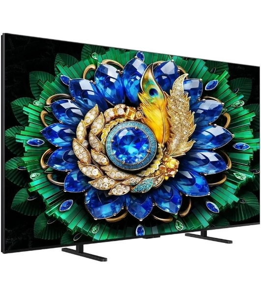 Телевизор TCL 55A400M, 55', черный, QD-MiniLED, 4K Ultra HD, 144Hz, Google TV, 3Gb/32Gb