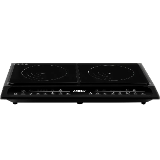 Плита настольная индукционная Aresa AR-4704 чёрный, 3.5 кВт, индукция, конфорки - 2, стеклокерамика, сенсор