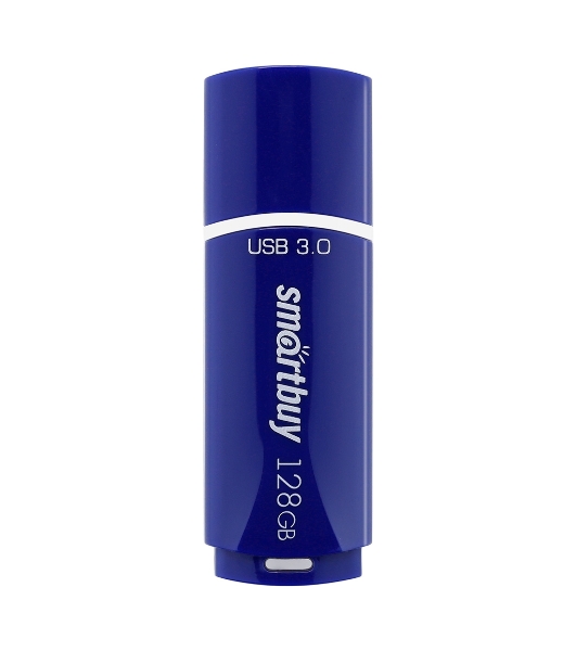 Флешка USB Smartbuy CROWN BLUE (SB128GbCRW-Bl), 128Gb, USB 3.0, R/W 75/25, синий