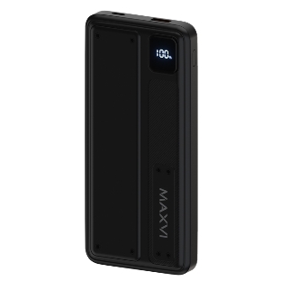 Портативный аккумулятор Maxvi PB10-10 10000 мАч, 2A USB + кабели: Type-C/Lightning