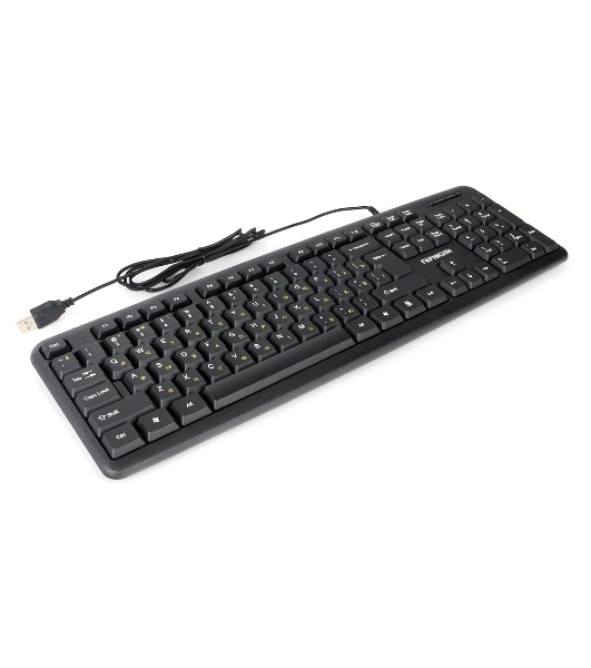 Клавиатура Гарнизон GK-100L проводная, USB Type-A, чёрный